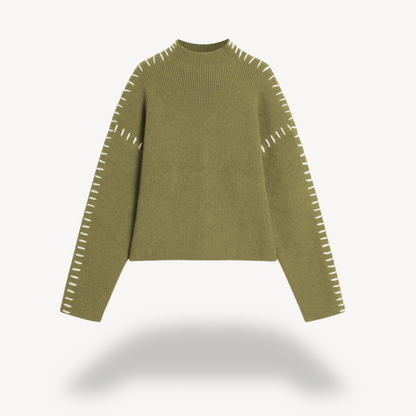 BerlinGlamour | Damestrui met breipatroondetails 1