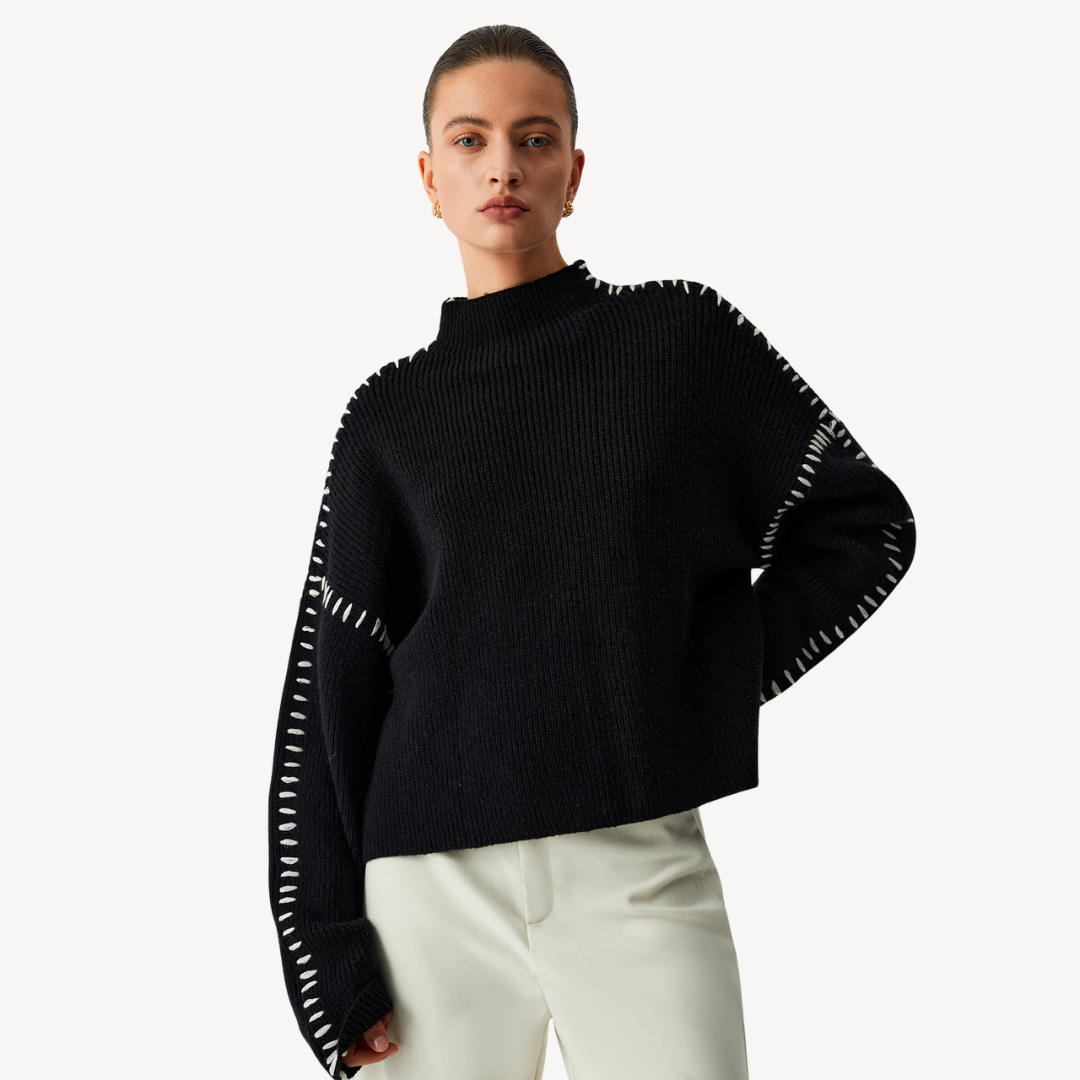 BerlinGlamour | Damestrui met gebreid steekdetail 3