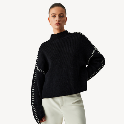 BerlinGlamour | Damestrui met gebreid steekdetail 3