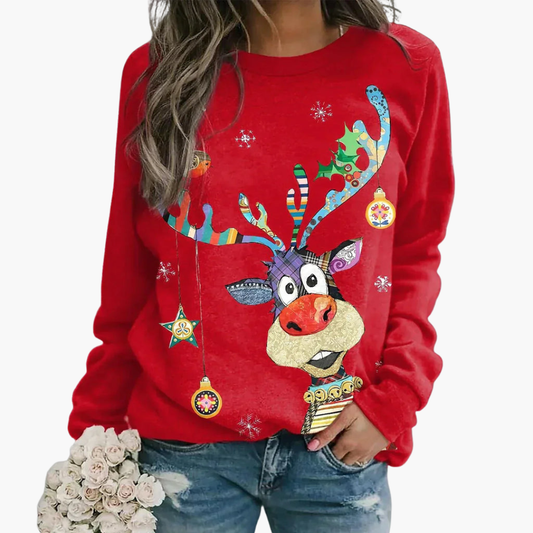 BerlinGlamour | Damestrui met ronde hals en geribbeld oppervlak 0