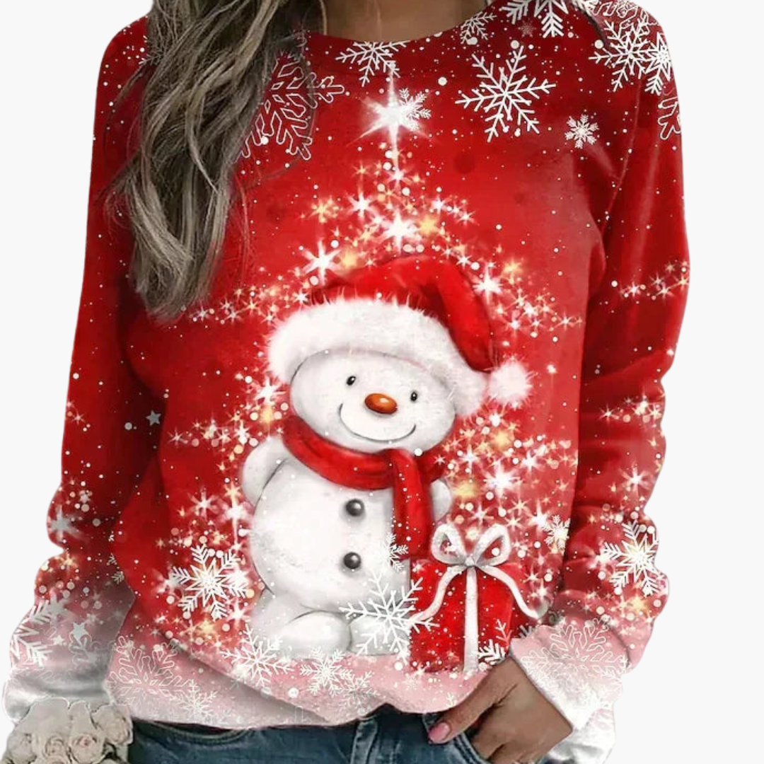 BerlinGlamour | Damestrui met ronde hals en geribbeld oppervlak 3