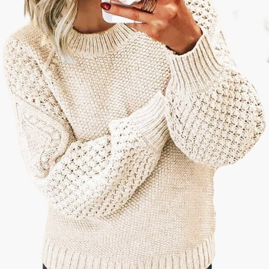 BerlinGlamour | Damestrui met ronde hals en mouwpatroon 0