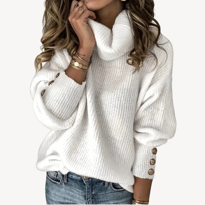 BerlinGlamour | Damestrui met watervalhals en knoopdetail 2