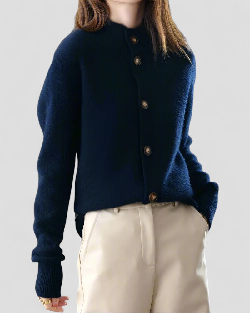 BerlinGlamour | Damesvest met knoopsluiting 1