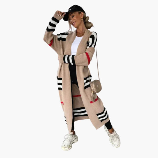 BerlinGlamour | Damesvest met open voorkant en lange mouwen 0