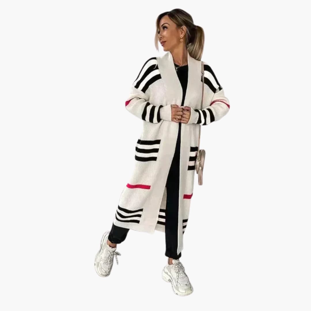 BerlinGlamour | Damesvest met open voorkant en lange mouwen 3