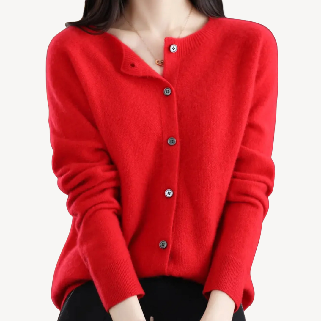 BerlinGlamour | Damesvest van kasjmiermix 9