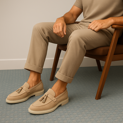 BerlinGlamour | Darce Hybrid Loafers in Suède 3