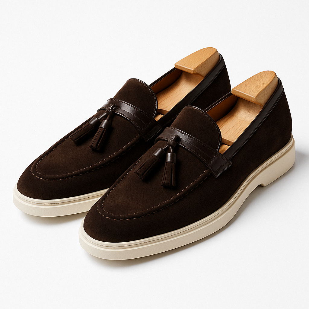 BerlinGlamour | Darce Hybrid Loafers in Suède 4
