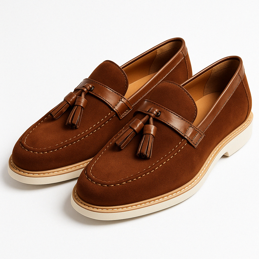 BerlinGlamour | Darce Hybrid Loafers in Suède 5