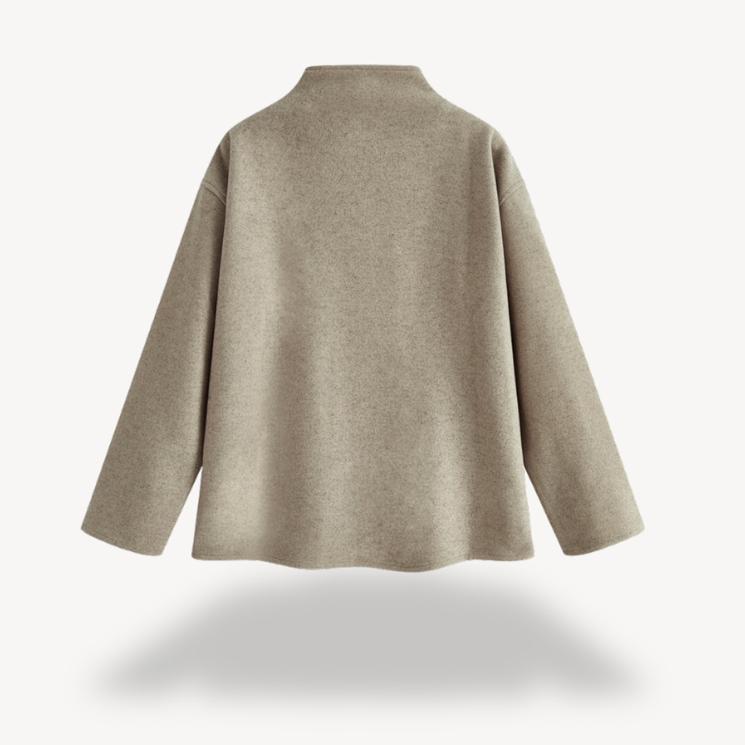 BerlinGlamour | Dubbelrijs wollen jas voor dames 3