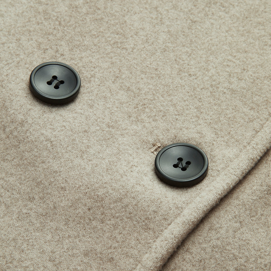 BerlinGlamour | Dubbelrijs wollen jas voor dames 5