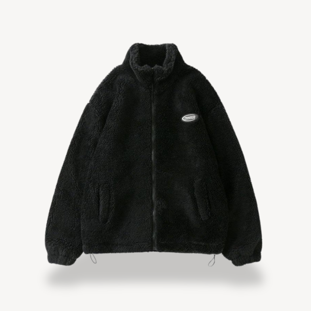 BerlinGlamour | Fleecejack voor dames met rits 1