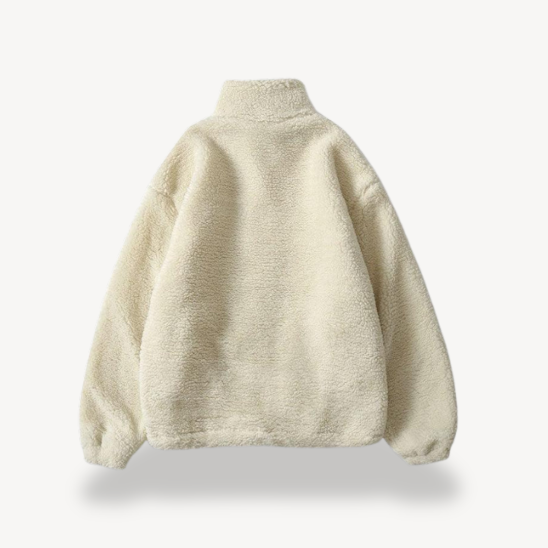 BerlinGlamour | Fleecejack voor dames met rits 3