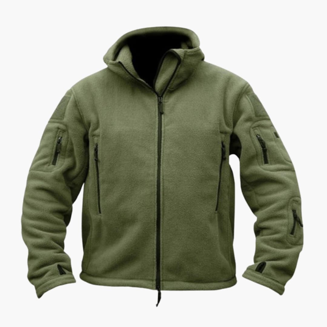 BerlinGlamour | Fleecejack voor heren met rits 0