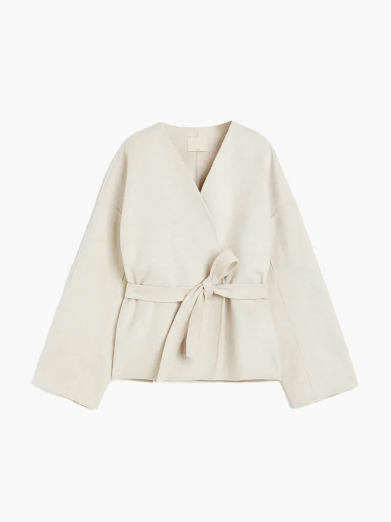 BerlinGlamour | Gebreid wikkelvest voor dames 0