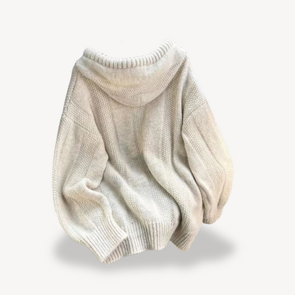 BerlinGlamour | Gebreide hoodie voor dames 3