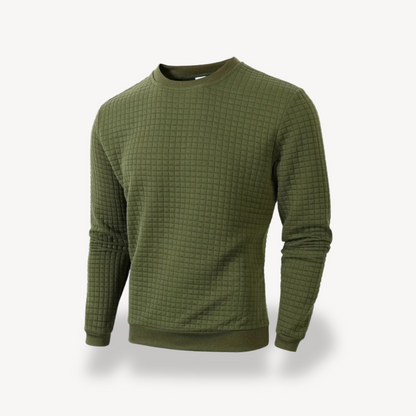 BerlinGlamour | Gebreide sweater met textuur voor heren 0