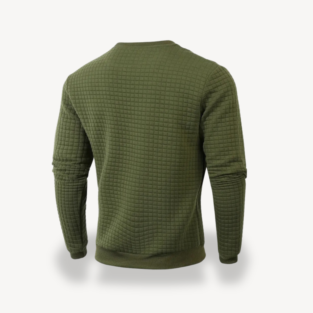 BerlinGlamour | Gebreide sweater met textuur voor heren 2