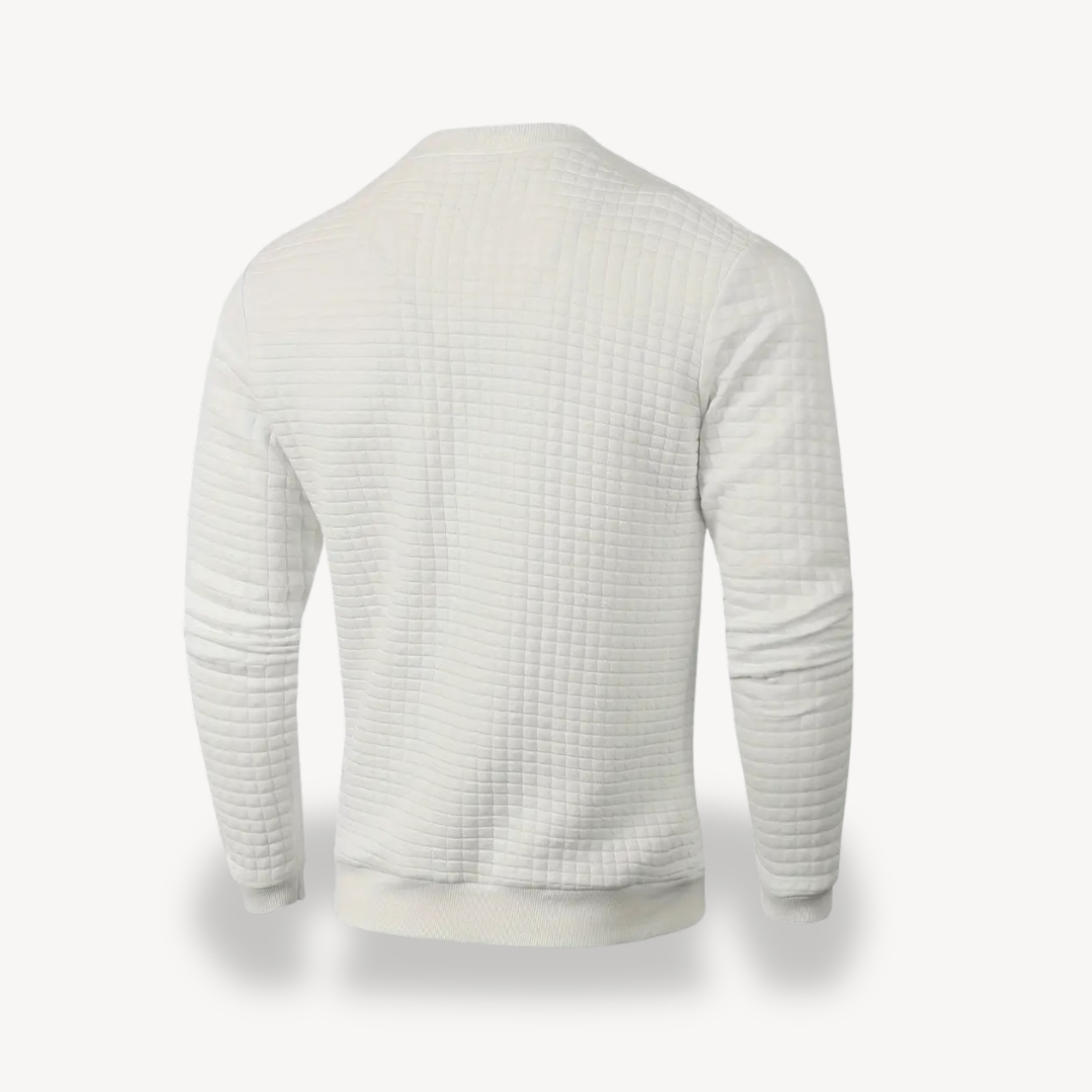 BerlinGlamour | Gebreide sweater met textuur voor heren 4