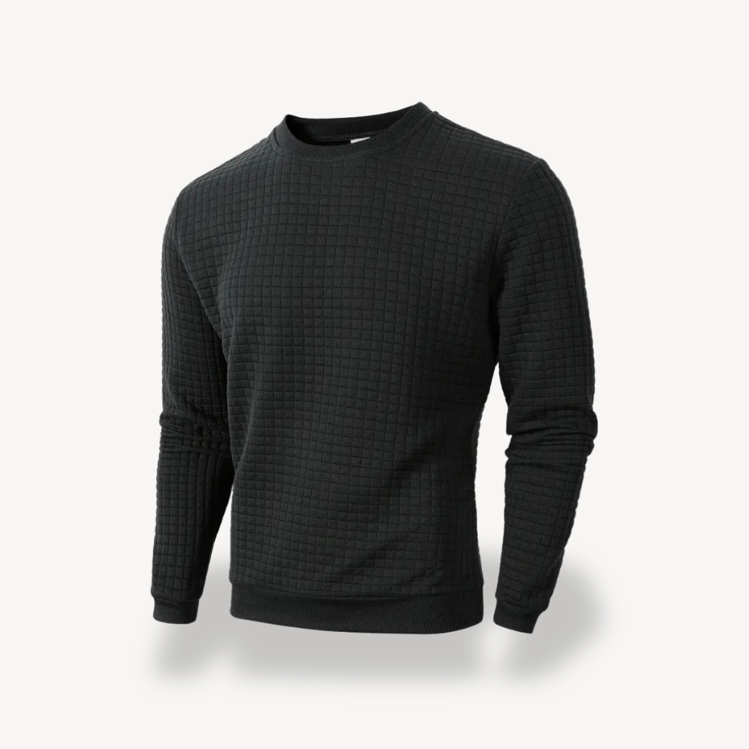 BerlinGlamour | Gebreide sweater met textuur voor heren 7