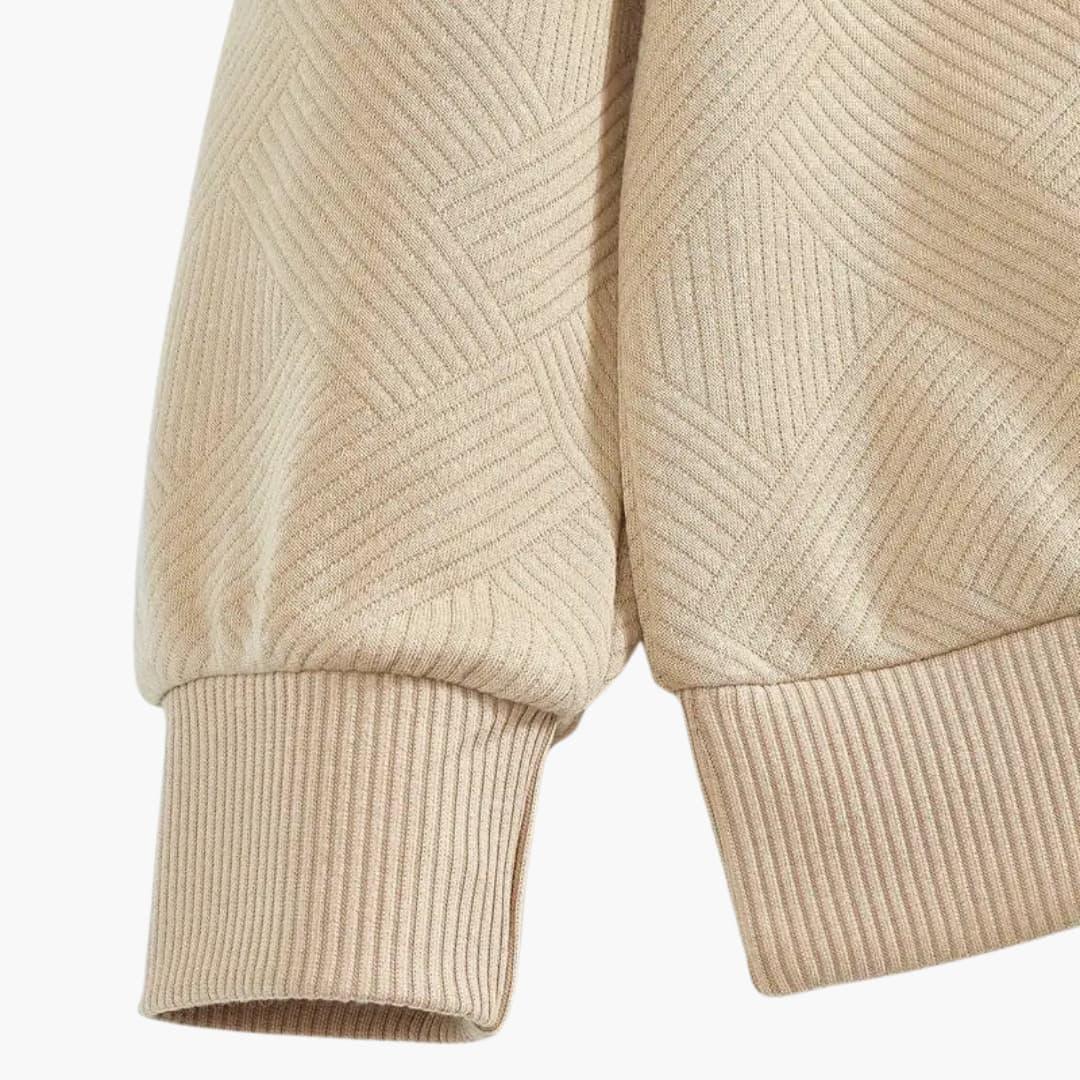 BerlinGlamour | Gebreide trui met geometrisch patroon voor heren 3