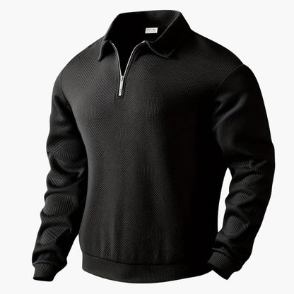 BerlinGlamour | Gebreide trui met geometrisch patroon voor heren 9