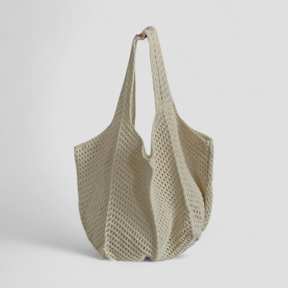 BerlinGlamour | Gehaakte schoudertas, zomerse strandhandtas 2