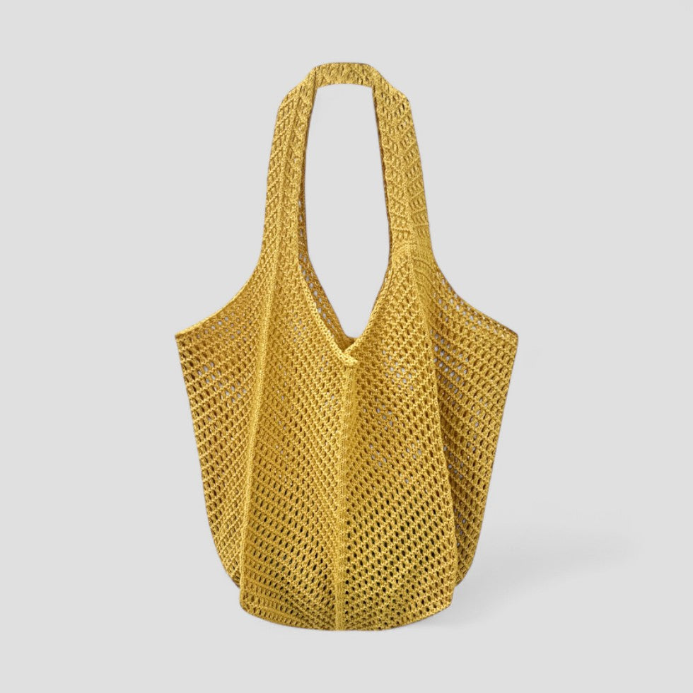 BerlinGlamour | Gehaakte schoudertas, zomerse strandhandtas 7