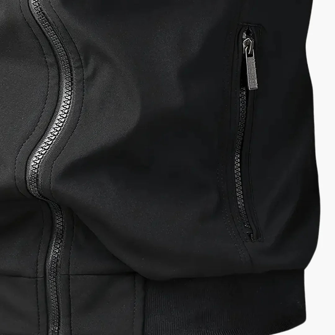 BerlinGlamour | Geribbeld bomberjack met rits voor heren 4