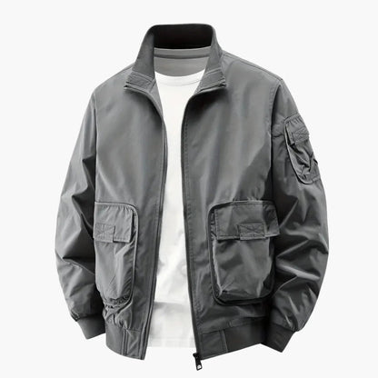 BerlinGlamour | Geribbeld bomberjack met rits voor heren 5