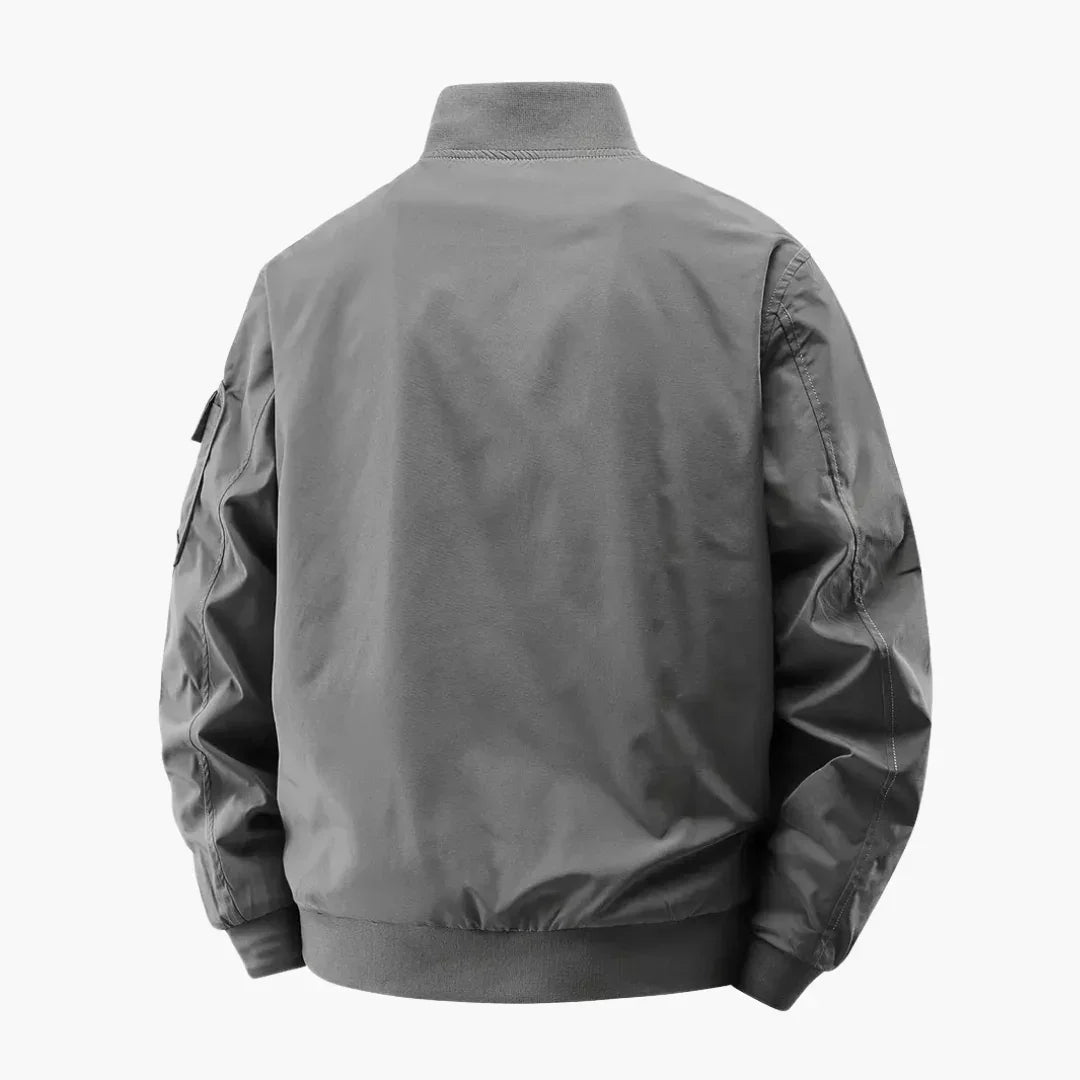 BerlinGlamour | Geribbeld bomberjack met rits voor heren 6