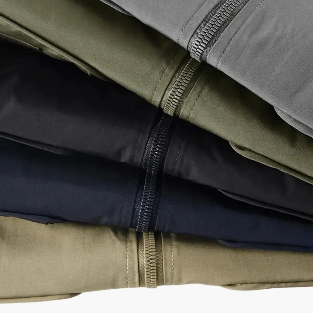 BerlinGlamour | Geribbeld bomberjack met rits voor heren 8