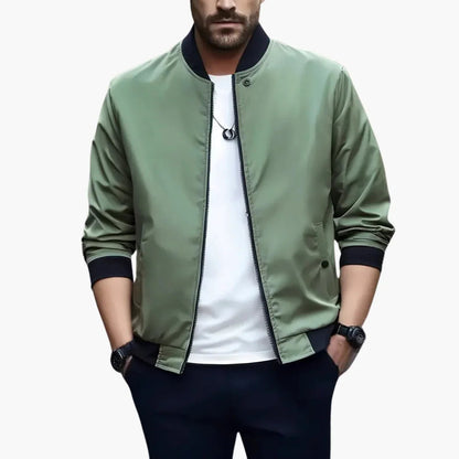 BerlinGlamour | Geribbeld bomberjack voor heren 9