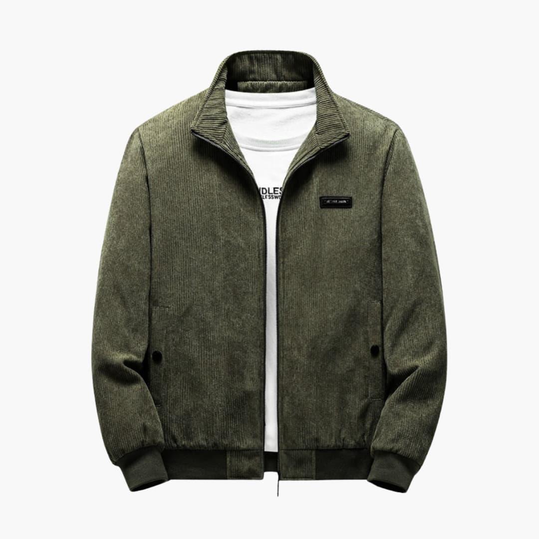 BerlinGlamour | Geribbeld retrojack voor heren 3