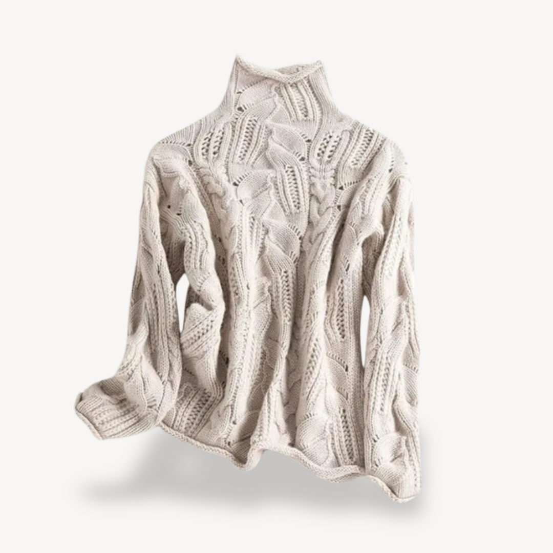 BerlinGlamour | Geribbelde coltrui voor dames 0