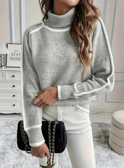 BerlinGlamour | Geribbelde coltrui voor dames 4