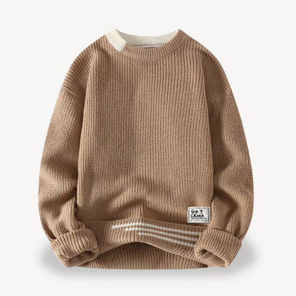 BerlinGlamour | Geribbelde trui voor heren 1