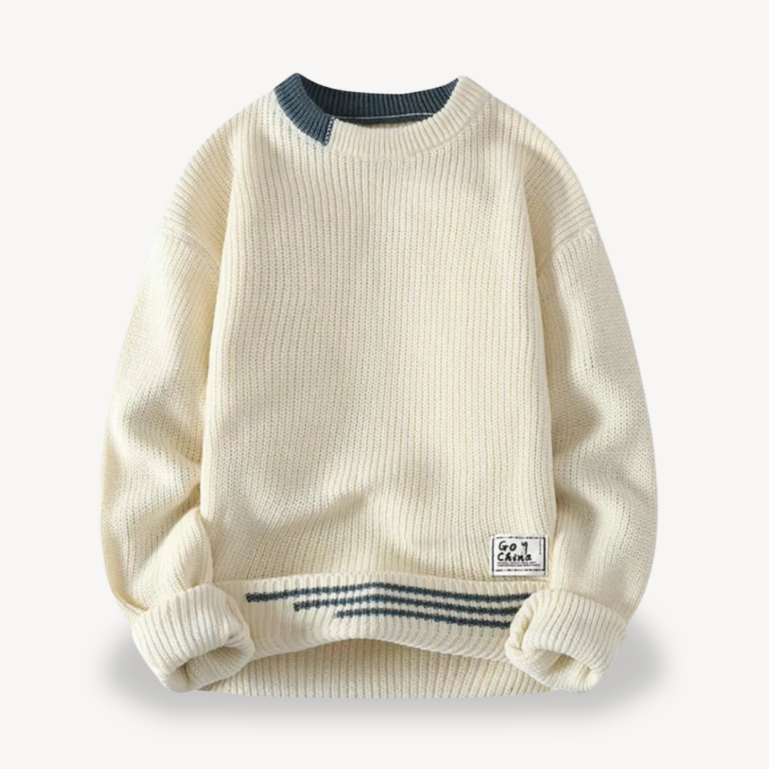 BerlinGlamour | Geribbelde trui voor heren 3