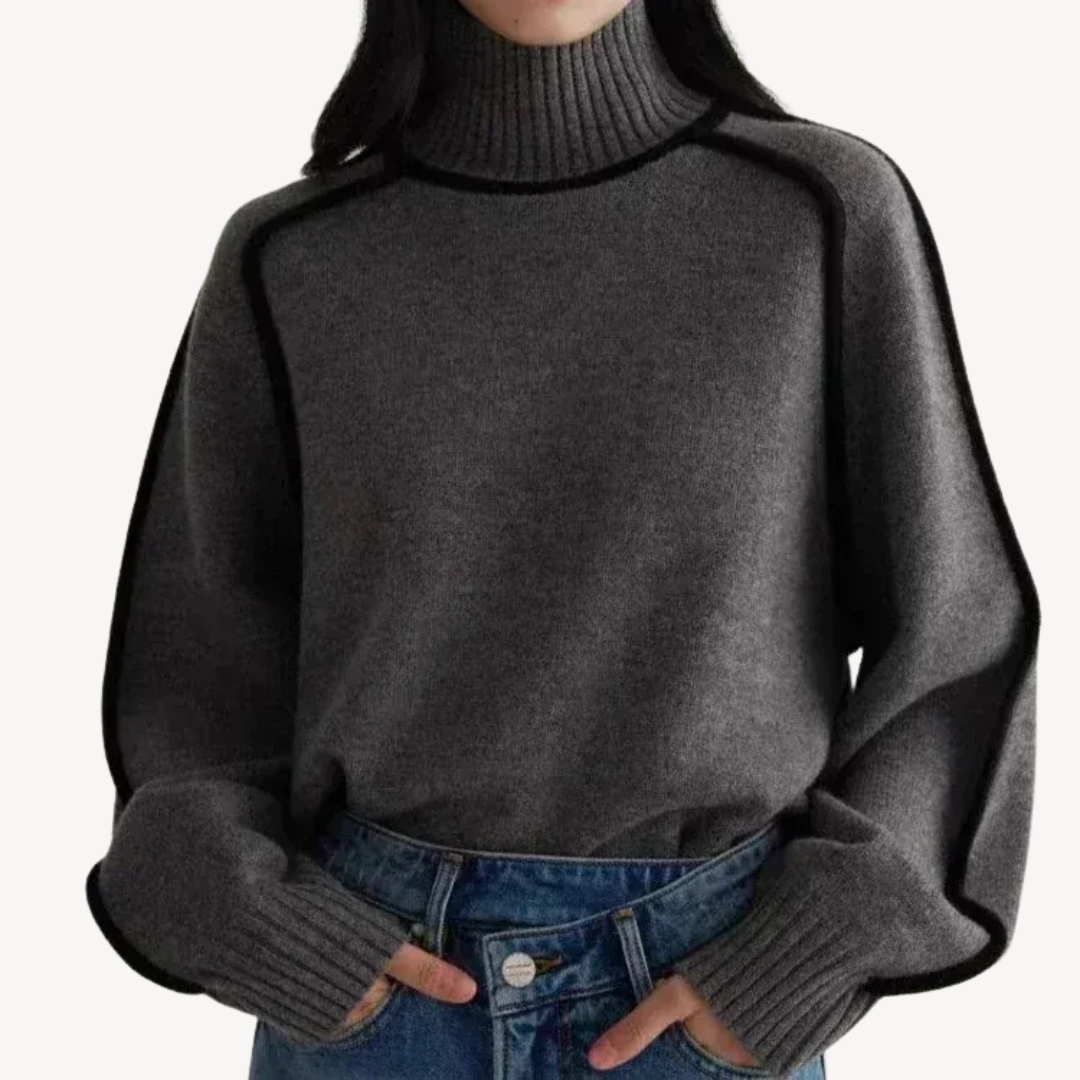 BerlinGlamour | Gestreepte coltrui voor dames 3