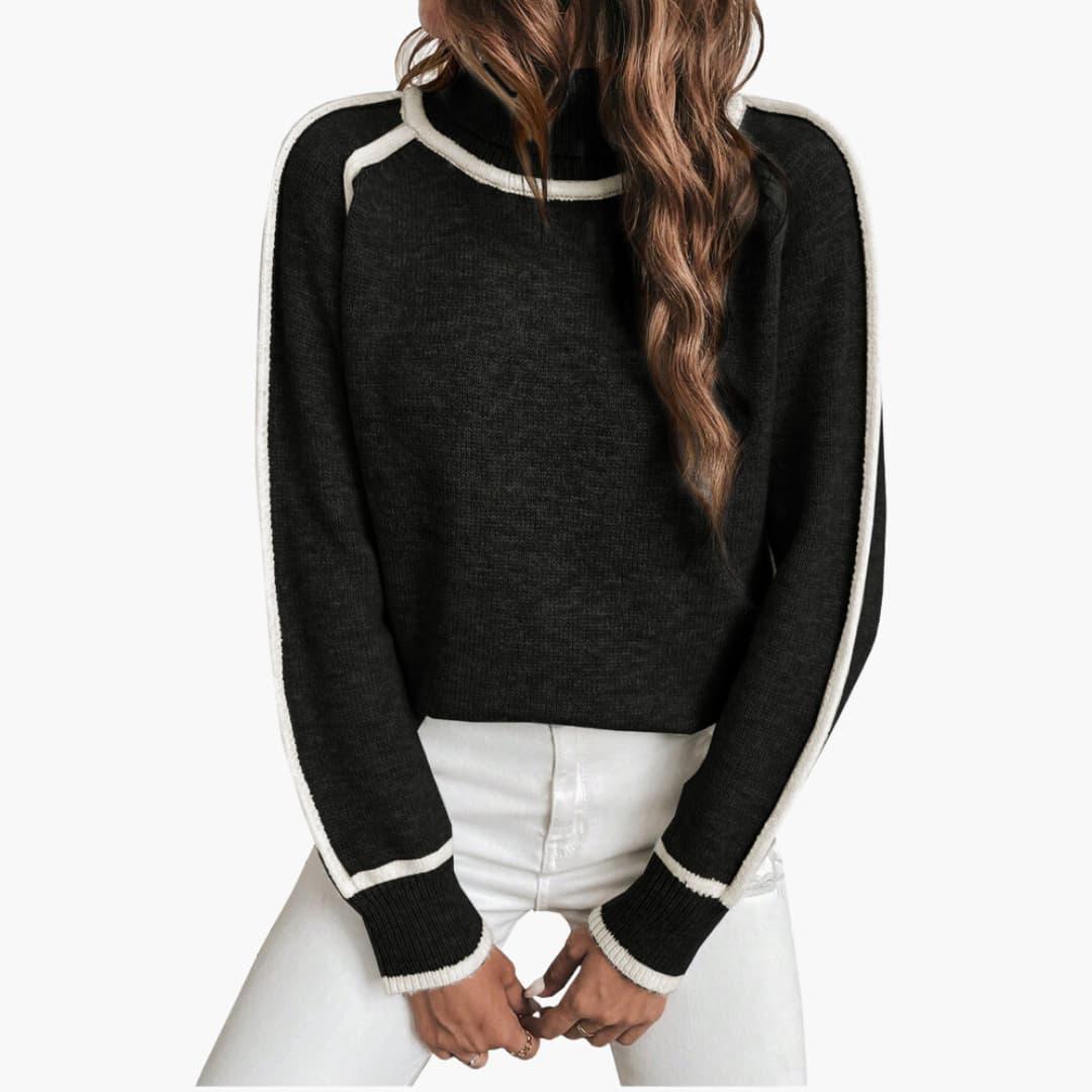 BerlinGlamour | Gestreepte coltrui voor dames 7