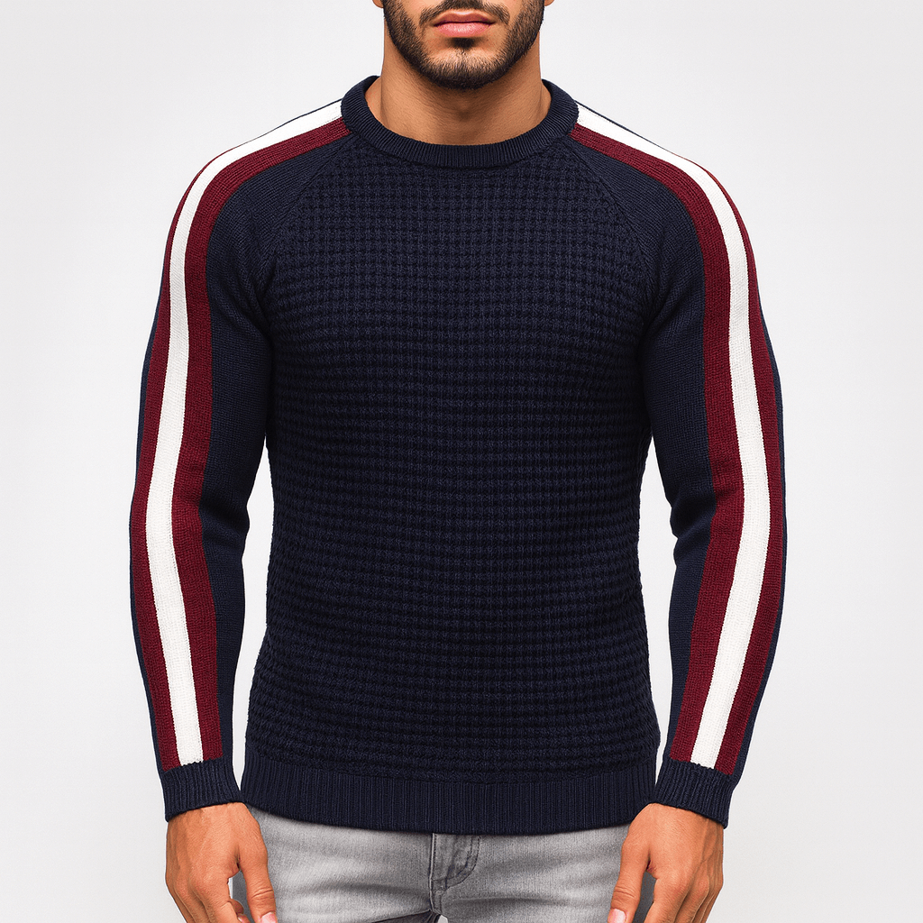 BerlinGlamour | Gestreepte gebreide trui 3