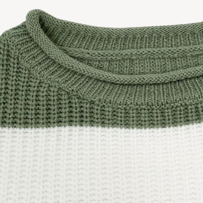 BerlinGlamour | Gestreepte oversized trui voor dames 4