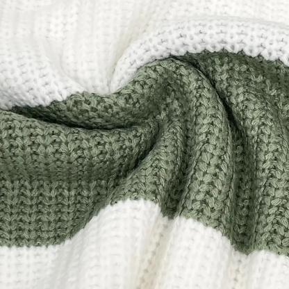 BerlinGlamour | Gestreepte oversized trui voor dames 5