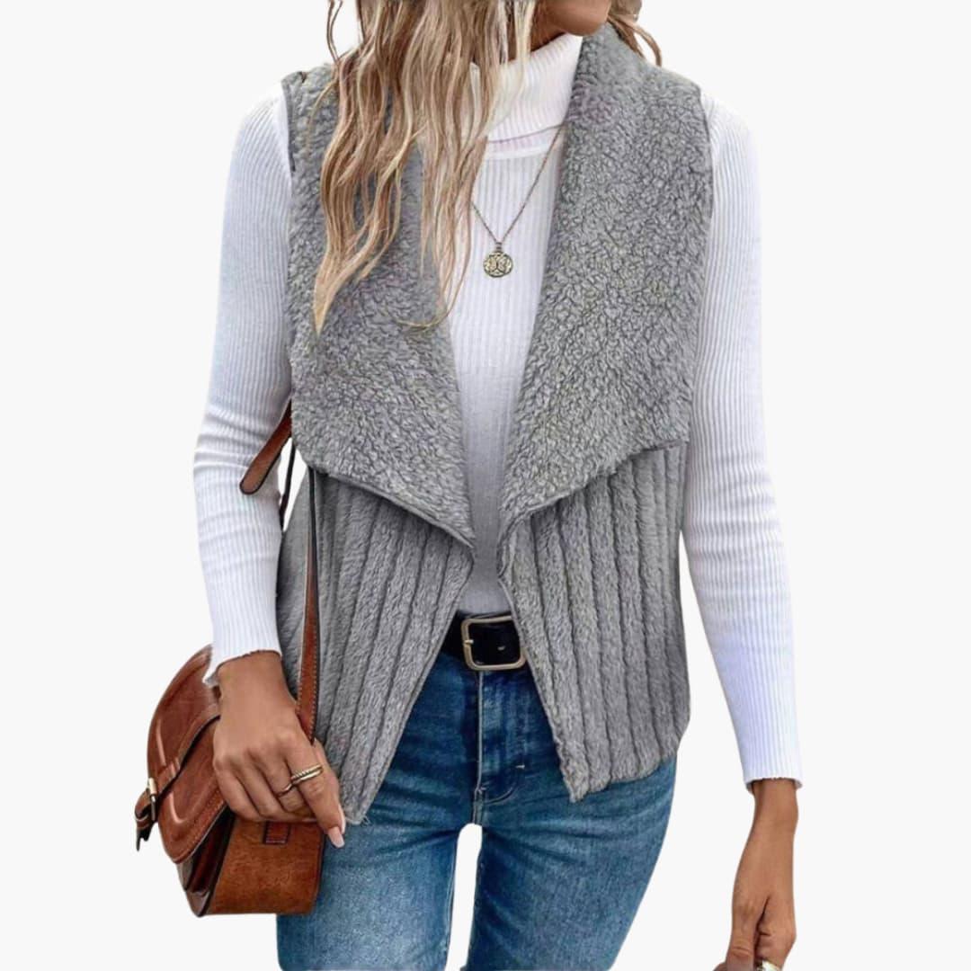 BerlinGlamour | Gestructureerd vest voor dames 2