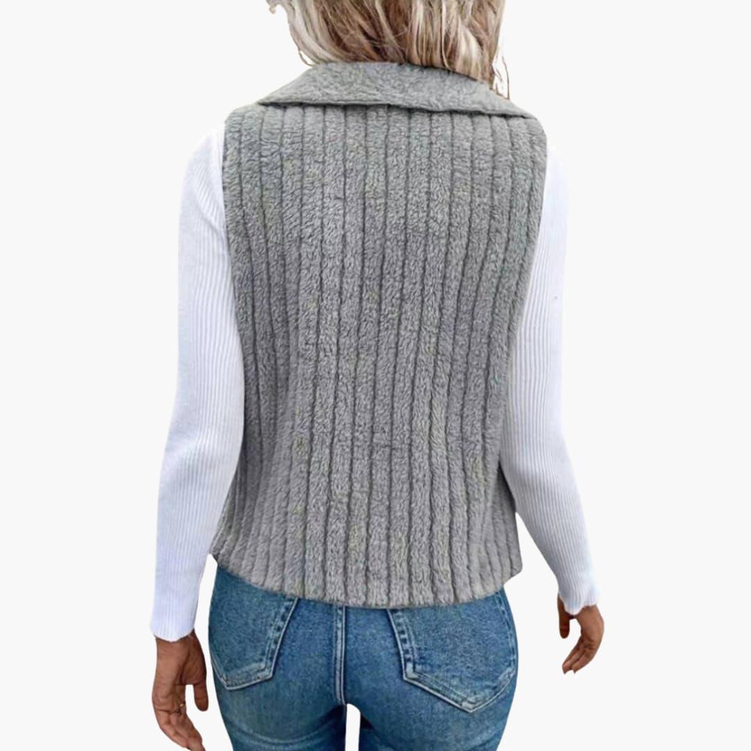 BerlinGlamour | Gestructureerd vest voor dames 3