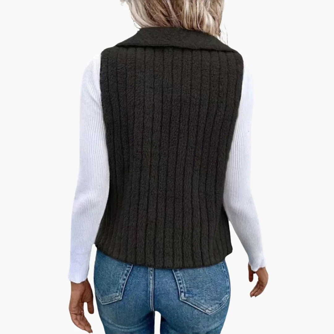 BerlinGlamour | Gestructureerd vest voor dames 5