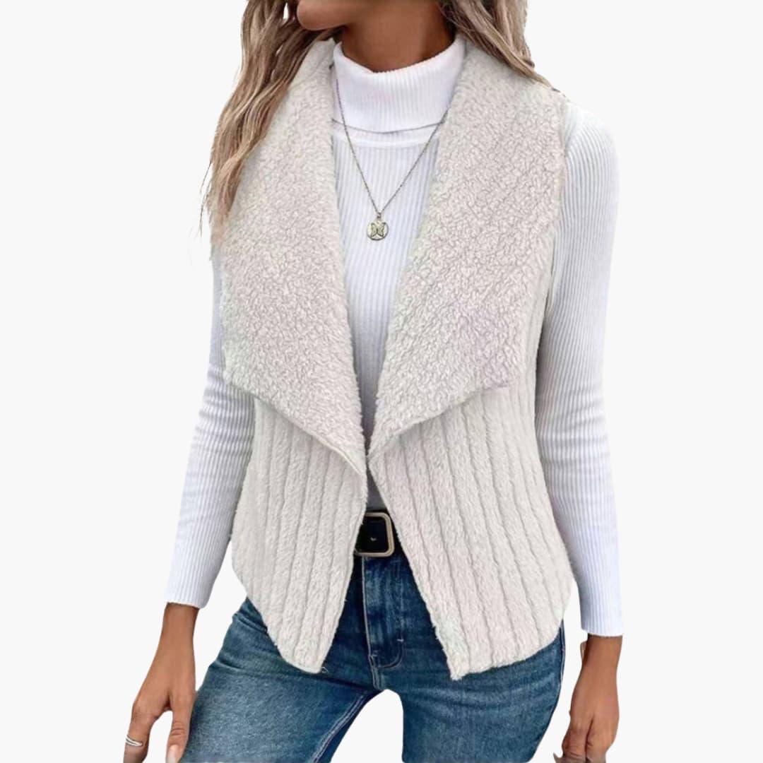 BerlinGlamour | Gestructureerd vest voor dames 6