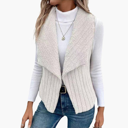 BerlinGlamour | Gestructureerd vest voor dames 6