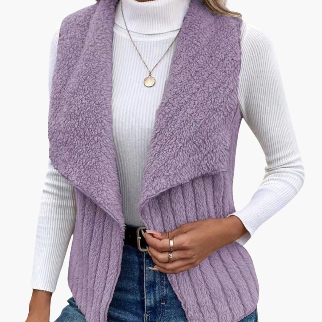 BerlinGlamour | Gestructureerd vest voor dames 7